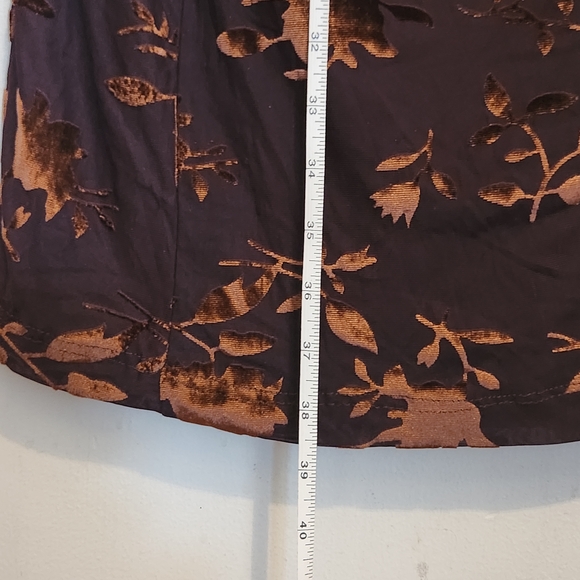 Rare London Black and Brown Floral Midi Dress - Picture 14 of 14
